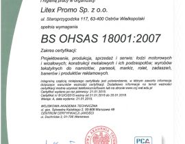 Międzynarodowy System Zarządzania Bezpieczeństwem i Higieną Pracy standardem w Litex Promo