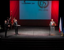 Relacja z Uroczystości Jubileuszowej Lubawa S.A.